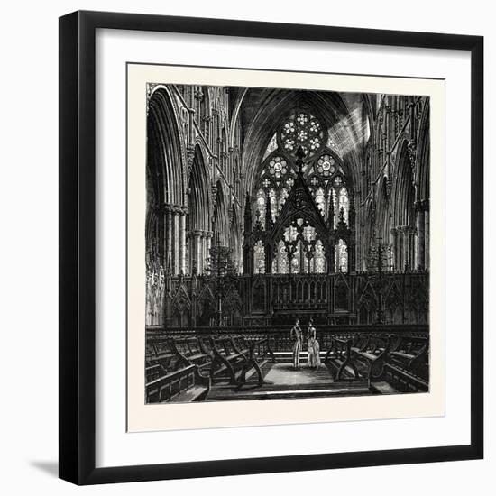 The Choir of Lincoln Cathedral-null-Framed Giclee Print