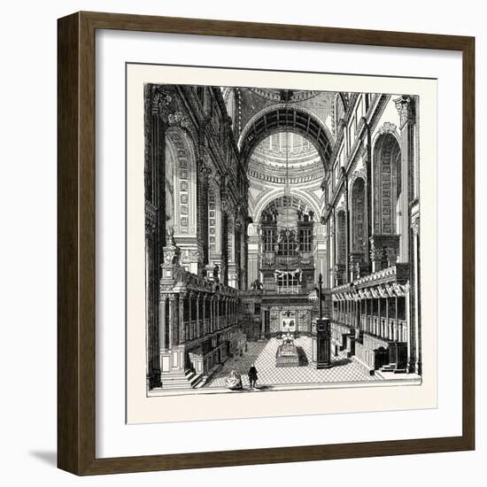 The Choir of St. Paul's before the Removal of the Screen London-null-Framed Giclee Print