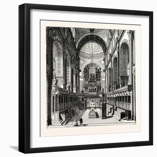 The Choir of St. Paul's before the Removal of the Screen London-null-Framed Giclee Print