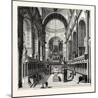 The Choir of St. Paul's before the Removal of the Screen London-null-Mounted Giclee Print