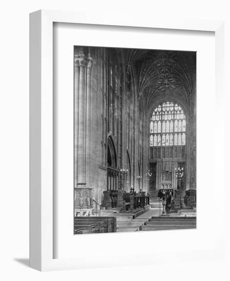 The Choir, Sherborne Abbey, Dorset, 1924-1926-E Bastard-Framed Premium Giclee Print