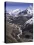 The Chola Valley in Sagarmatha National Park, UNESCO World Heritage Site, Himalayas, Nepal, Asia-John Woodworth-Stretched Canvas