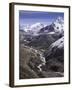 The Chola Valley in Sagarmatha National Park, UNESCO World Heritage Site, Himalayas, Nepal, Asia-John Woodworth-Framed Photographic Print