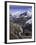 The Chola Valley in Sagarmatha National Park, UNESCO World Heritage Site, Himalayas, Nepal, Asia-John Woodworth-Framed Photographic Print