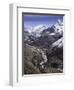 The Chola Valley in Sagarmatha National Park, UNESCO World Heritage Site, Himalayas, Nepal, Asia-John Woodworth-Framed Photographic Print