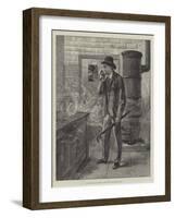 The Cholera at Hamburg, Fumigating Our Special Artist-null-Framed Giclee Print