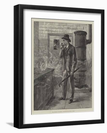 The Cholera at Hamburg, Fumigating Our Special Artist-null-Framed Giclee Print