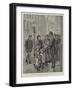 The Cholera at Hamburg, Orphans Registering their Names Outside the Police-Station-Johann Nepomuk Schonberg-Framed Giclee Print