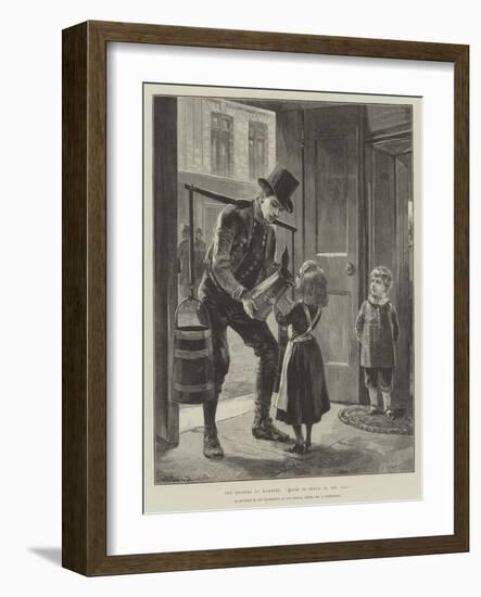 The Cholera at Hamburg, There Is Death in the Cup-William Heysham Overend-Framed Giclee Print