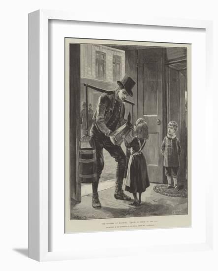 The Cholera at Hamburg, There Is Death in the Cup-William Heysham Overend-Framed Giclee Print