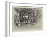 The Cholera Epidemic in Japan, the Removal of the Dead under Police Supervision-Charles Edwin Fripp-Framed Giclee Print