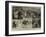 The Cholera in Egypt, with a Sanitary Cordon of Mounted Constabulary-null-Framed Giclee Print