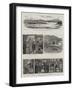 The Cholera in France, Quarantine Precautions at Marseilles on the Arrival of a Ship from the East-null-Framed Giclee Print