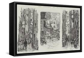 The Cholera in Naples-Amedee Forestier-Framed Stretched Canvas