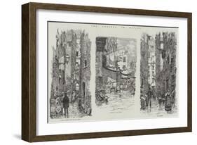 The Cholera in Naples-Amedee Forestier-Framed Giclee Print