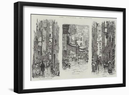The Cholera in Naples-Amedee Forestier-Framed Giclee Print