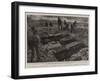 The Cholera-Stricken City, an Open Grave in the Cholera Cemetery at Hamburg-Charles Joseph Staniland-Framed Giclee Print