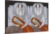 The Cholmondeley Ladies-British School 17th century-Stretched Canvas