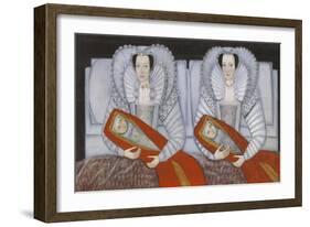 The Cholmondeley Ladies-British School 17th century-Framed Giclee Print