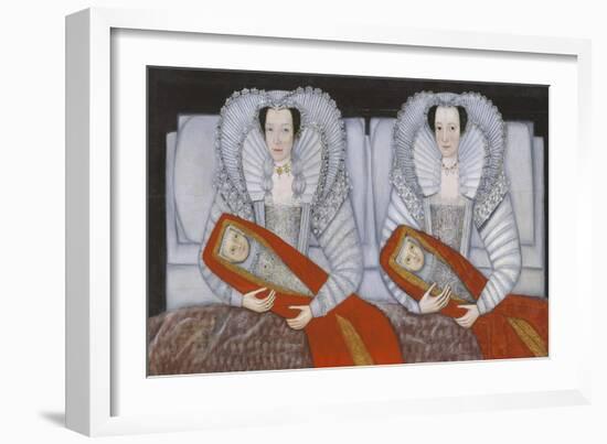 The Cholmondeley Ladies-British School 17th century-Framed Giclee Print