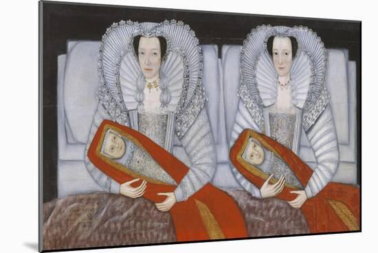 The Cholmondeley Ladies-British School 17th century-Mounted Giclee Print