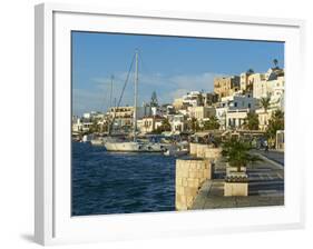 The Chora (Hora), Naxos, Cyclades Islands, Greek Islands, Aegean Sea, Greece, Europe-Tuul-Framed Photographic Print