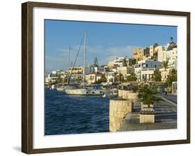 The Chora (Hora), Naxos, Cyclades Islands, Greek Islands, Aegean Sea, Greece, Europe-Tuul-Framed Photographic Print