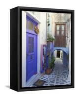 The Chora (Hora), the Kastro Old City, Naxos , Cyclades Islands, Greek Islands, Greece, Europe-Tuul-Framed Stretched Canvas