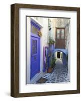 The Chora (Hora), the Kastro Old City, Naxos , Cyclades Islands, Greek Islands, Greece, Europe-Tuul-Framed Photographic Print