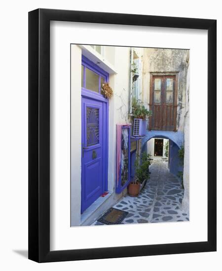 The Chora (Hora), the Kastro Old City, Naxos , Cyclades Islands, Greek Islands, Greece, Europe-Tuul-Framed Photographic Print