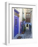 The Chora (Hora), the Kastro Old City, Naxos , Cyclades Islands, Greek Islands, Greece, Europe-Tuul-Framed Photographic Print