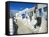 The Chora Village, Kastro, Folegandros, Cyclades Islands, Greek Islands, Greece, Europe,-Tuul-Framed Stretched Canvas