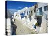 The Chora Village, Kastro, Folegandros, Cyclades Islands, Greek Islands, Greece, Europe,-Tuul-Stretched Canvas