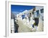 The Chora Village, Kastro, Folegandros, Cyclades Islands, Greek Islands, Greece, Europe,-Tuul-Framed Photographic Print