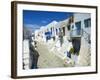 The Chora Village, Kastro, Folegandros, Cyclades Islands, Greek Islands, Greece, Europe,-Tuul-Framed Photographic Print