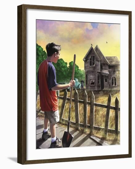 The Chore-Rob Johnson-Framed Giclee Print