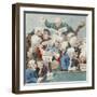 The Chorus or Rehearsal of the Oratorio of Judith, Illustration from 'Hogarth Restored: the Whole…-William Hogarth-Framed Giclee Print