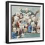 The Chorus or Rehearsal of the Oratorio of Judith, Illustration from 'Hogarth Restored: the Whole…-William Hogarth-Framed Giclee Print