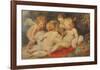 The Christ Child, St.John and Angels-Peter Paul Rubens-Framed Collectable Print