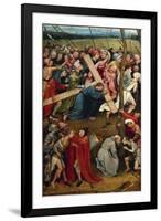 The Christ holding his Cross, The way to Calvary, 1490-Hieronymus Bosch-Framed Giclee Print