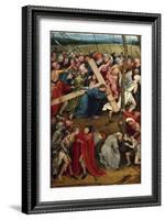 The Christ holding his Cross, The way to Calvary, 1490-Hieronymus Bosch-Framed Giclee Print