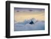 The Christ Statue (Cristo Redentor) on the summit of Corcovado mountain in a sea of clouds-Alex Robinson-Framed Photographic Print