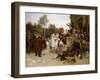 The Christening. 1863-Emile Antoine Bayard-Framed Giclee Print