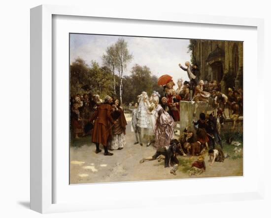 The Christening. 1863-Emile Antoine Bayard-Framed Giclee Print