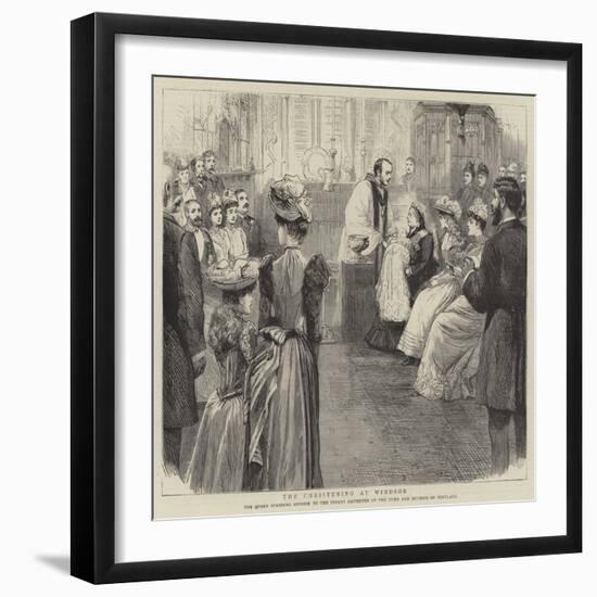 The Christening at Windsor-null-Framed Giclee Print