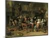 The Christening Feast, 1668-Jan Havicksz Steen-Mounted Giclee Print