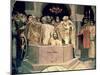 The Christening of Grand Duke Vladimir (circa 956-1015), 1885-96 (Mural)-Victor Mikhailovich Vasnetsov-Mounted Giclee Print