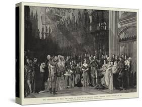 The Christening of H R H the Prince of Wales in St George's Chapel, Windsor Castle, 25 January 1842-Sir George Hayter-Stretched Canvas