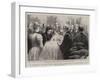 The Christening of the German Emperor's Infant Daughter Victoria Louise in the Jasper Gallery of th-null-Framed Giclee Print