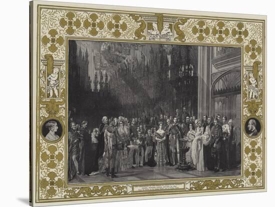 The Christening of the Prince of Wales in St George's Chapel, Windsor Castle, 25 January 1842-Sir George Hayter-Stretched Canvas